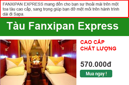 Tu Fanxipan Express 