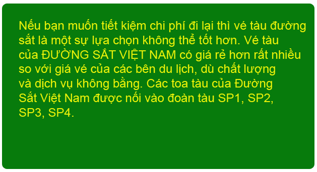 Giới thiệu v tu đi Sapa của Đường Sắt Việt Nam