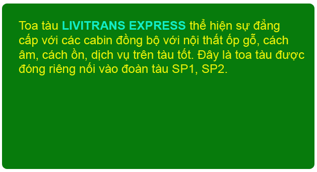 Giới thiệu tu Livitrans Express