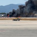 Majorca airport on ‘pre-alert’ after ‘explosions heard’ as blaze sparked nearby