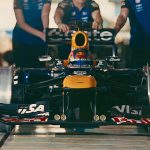 Red Bull on Rails, Vettel’s Title-Winning RB8 F1 Car Rides the Madrid Metro
